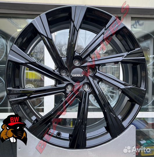 Диски R19 5x108 Geely Tugella full black