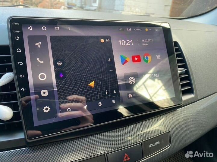 Магнитола Mitsubishi Lancer X 10 Android IPS DSP