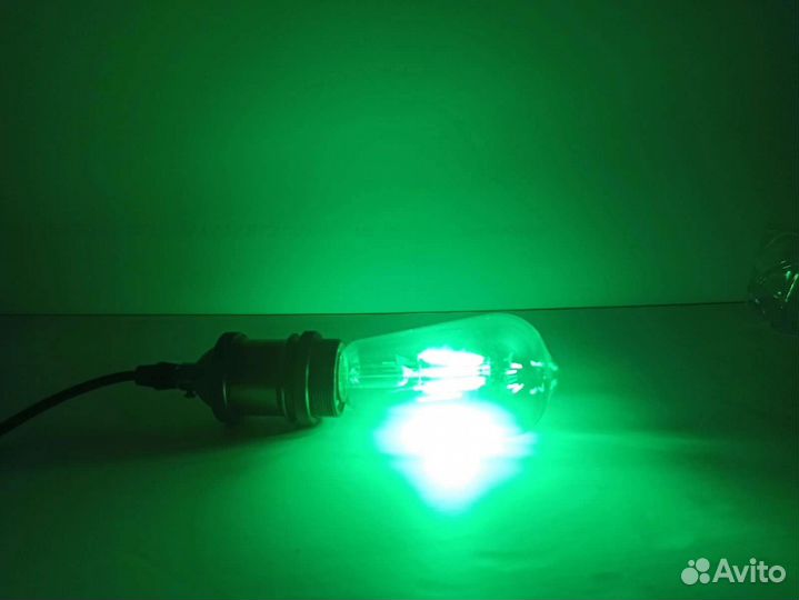 Зелёная светодиодная ретролампа
