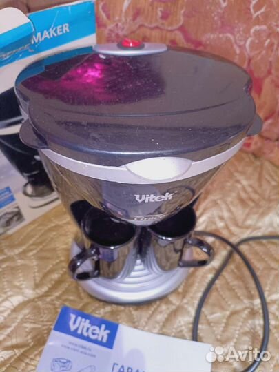 Кофеварка капельная vitek VT-1503 BK