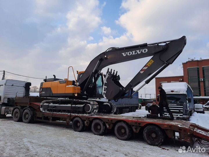 Аренда гусеничного экскаватора volvo