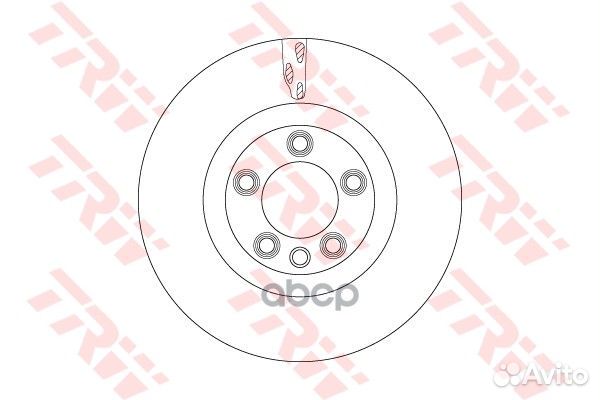 Диск тормозной передний VW touareg (7L) 6.0 W12