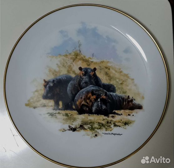 Тарелка декоративная фарфоровая Англия