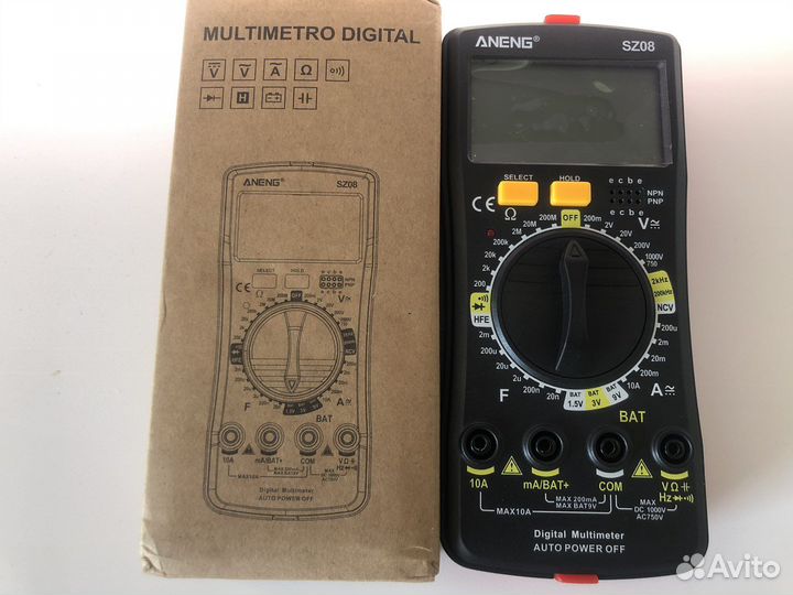 Мультиметр - тестер мегаомметр цифровой