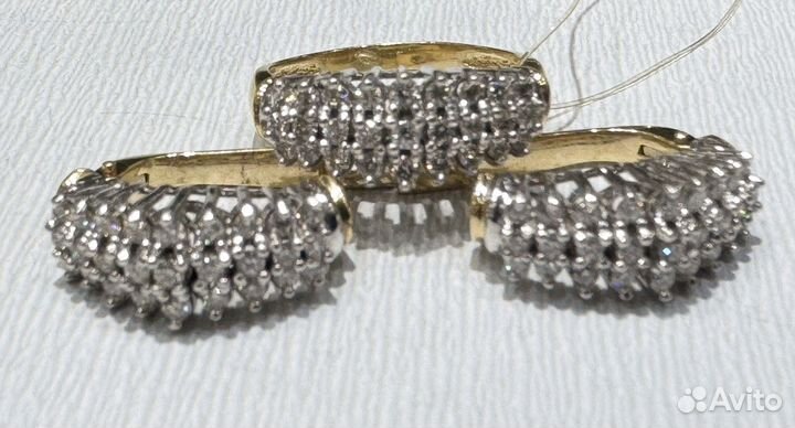 Зоотой комплект 585 проба, си