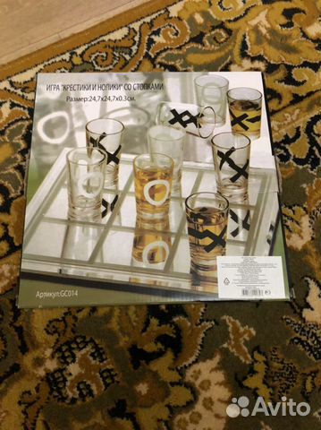 Игра крестики нолики алкогольные