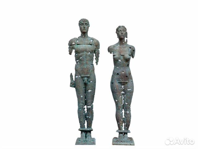 Современная скульптура Адам и Ева 190 см