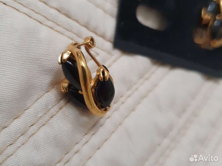 Серьги с агатом