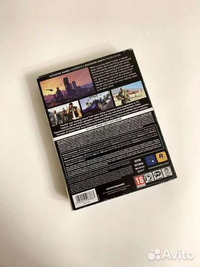 Grand Theft Auto V GTA 5 зарубежная лицензия 7 DVD