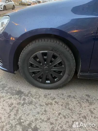 Колпаки R14 Карат черный 4шт