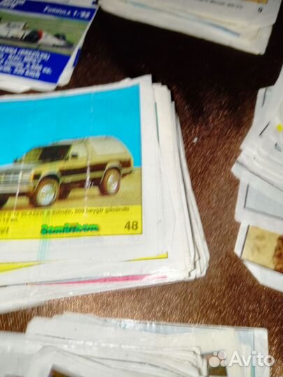 Вкладыши от жвачек