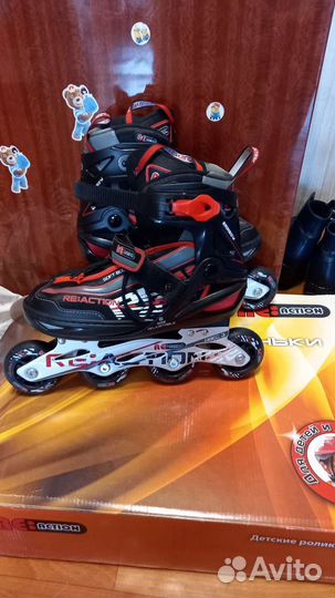 Роликовые коньки детские раздвижные
