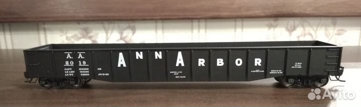 Модель полувагон США 87 масштаб