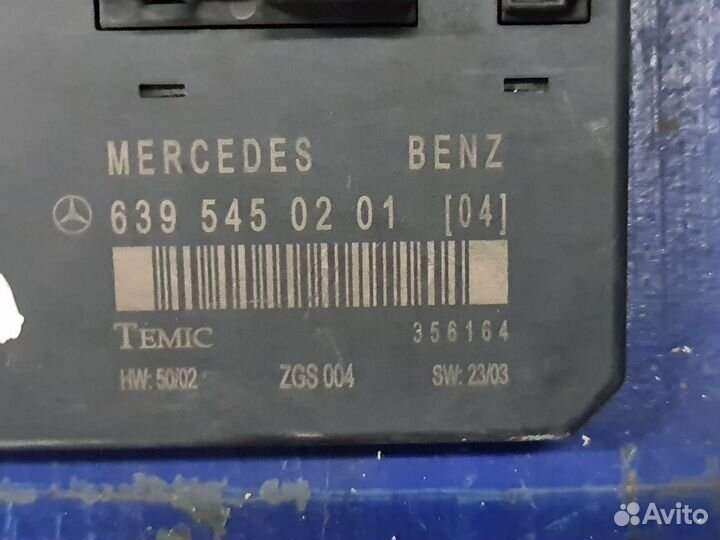 Передний блок SAM Mercedes W639 OM646
