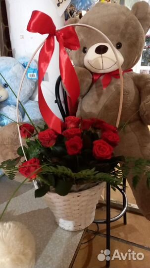 Корзина роз