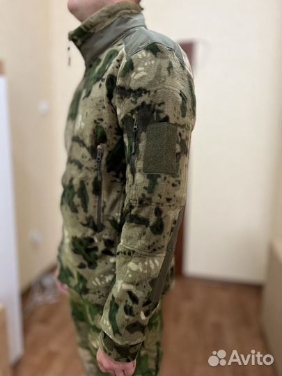 Флисовая кофта мужская тактическая мох