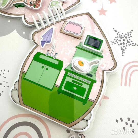 Игра на липучках домик феи