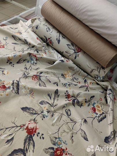 Турецкий хлопок ткань премиум на постель ранфорс