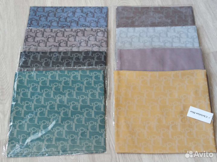 Платок 100/100 Christian Dior розовый 9 расцветок