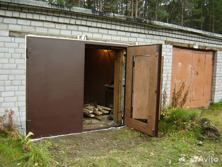 Ворота,краска хв,упоры 14 мм, з-к Рубин,засов