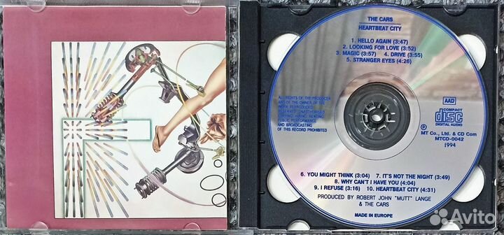 CD The Cars - Heartbeat City