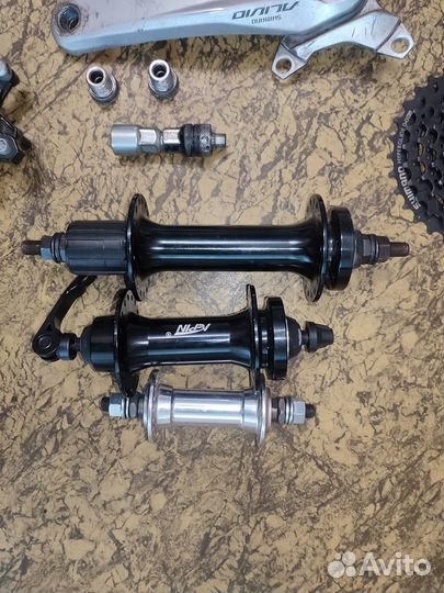 Велосипедные запчасти. Втулки, система шатунов