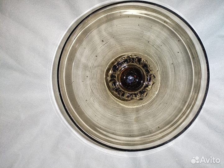 Ваза для фруктов цветное стекло