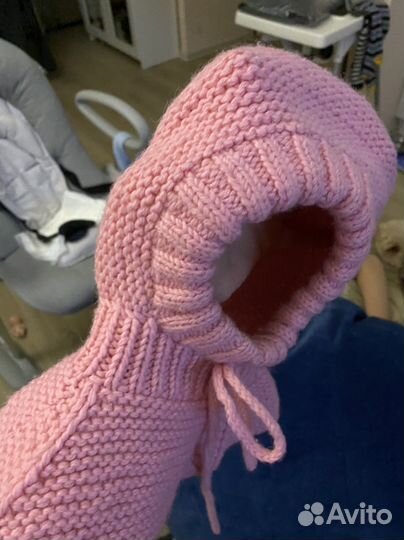 Шапка шлем зимняя р 40-46