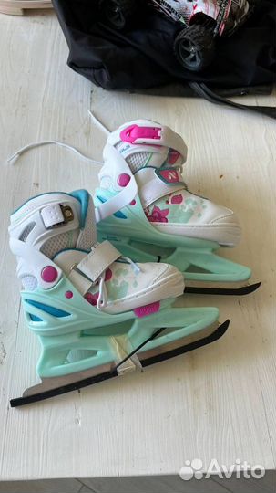 Коньки детские с изменяемым размером 26-30