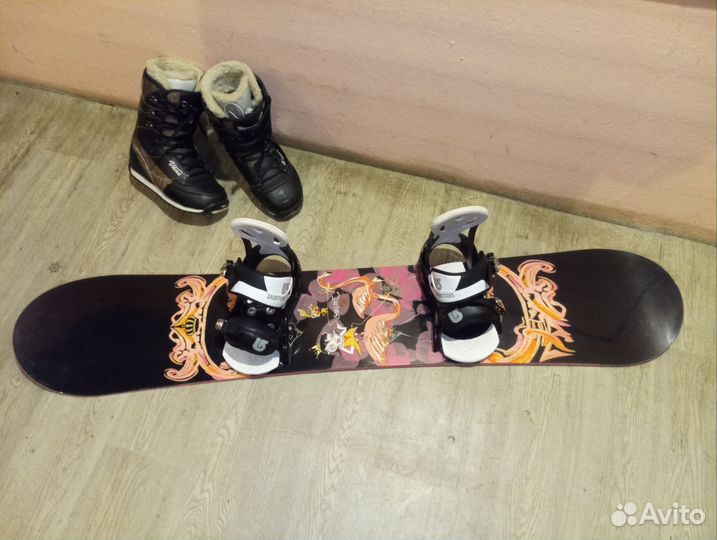 Сноуборд Rossignol 139+Burton+Vans. Комплект