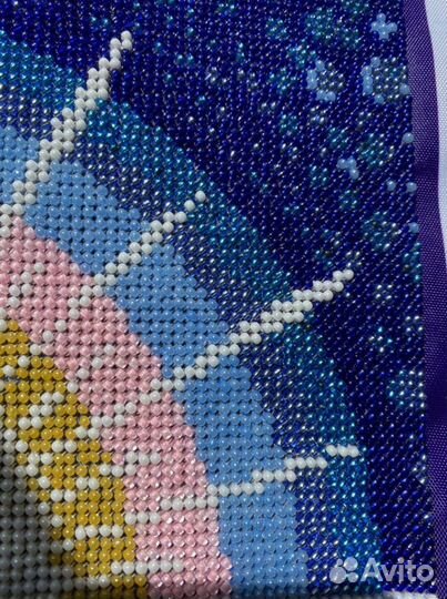 Мандала.Согласие с душой вышитая бисером