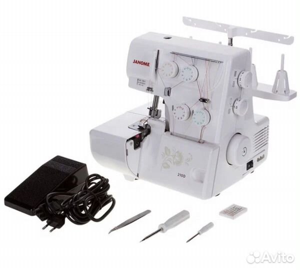 Оверлок janome 210d