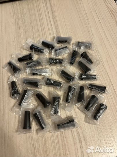 Одноразовые мундштуки для кальяна 29 шт черные