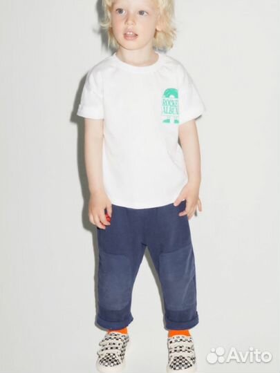 Брюки со вставками зара оригинал 92,98