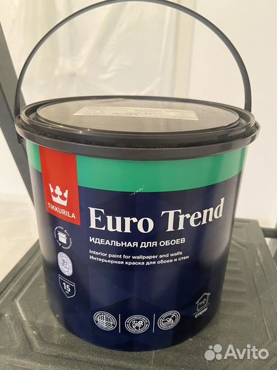 Краска для стен Tikkurila Euro Trend моющаяся