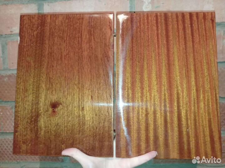 Папка поздравительная. Дерево. Пейзаж. Винтаж