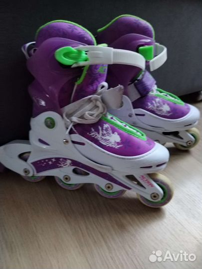 Роликовые коньки детские раздвижные