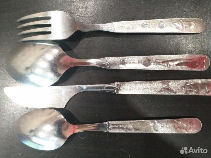 Детский набор столовых приборов СССР