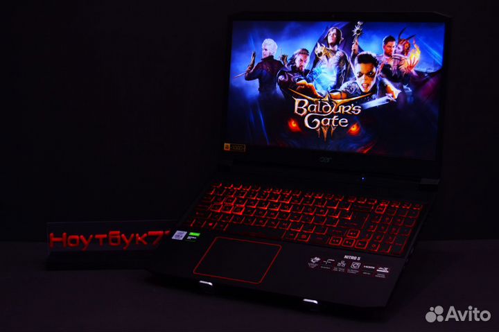 Игровой ноутбук Acer Nitro 5 \Core i5\GTX\SSD 512