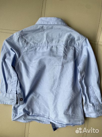 Рубашка next 92см жилетка 92 см