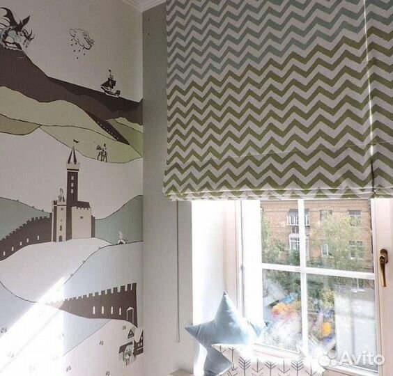 Римские шторы в детскую на заказ
