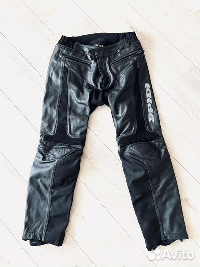 Брюки кожаные мотоэкип spidi