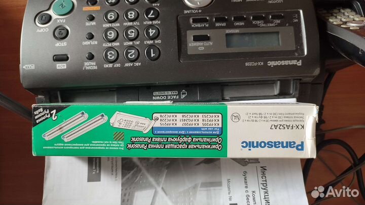 Телефон + Факс Panasonic KX-fc228ru