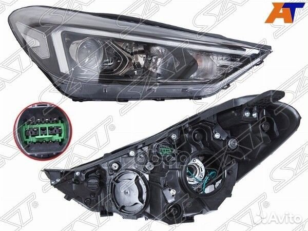 Фара hyundai tucson 18-21 RH ST-121-1115RLD Sat