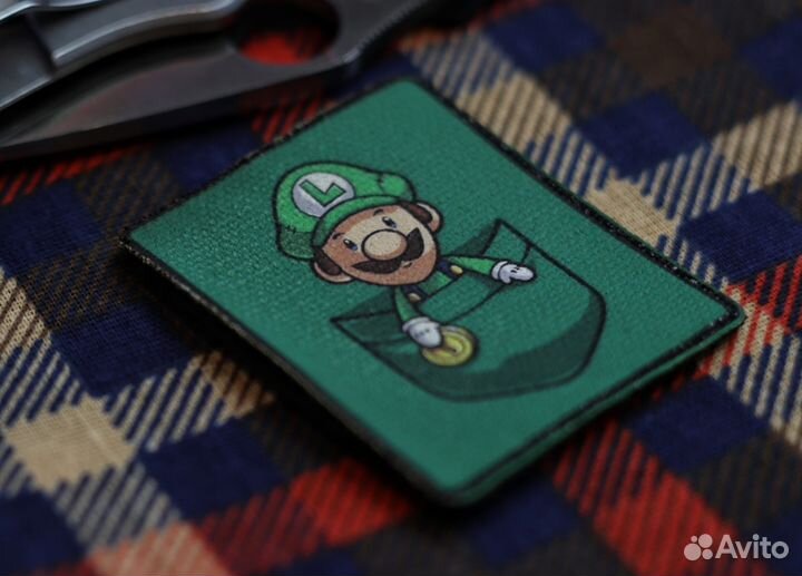 Нашивки шевроны патч Марио