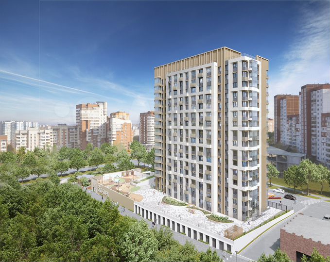 3-к. квартира, 75,1 м², 2/16 эт.