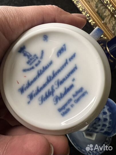 Чайная пара Германия фарфор