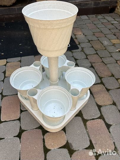 Подставка для цветов пластик, составная