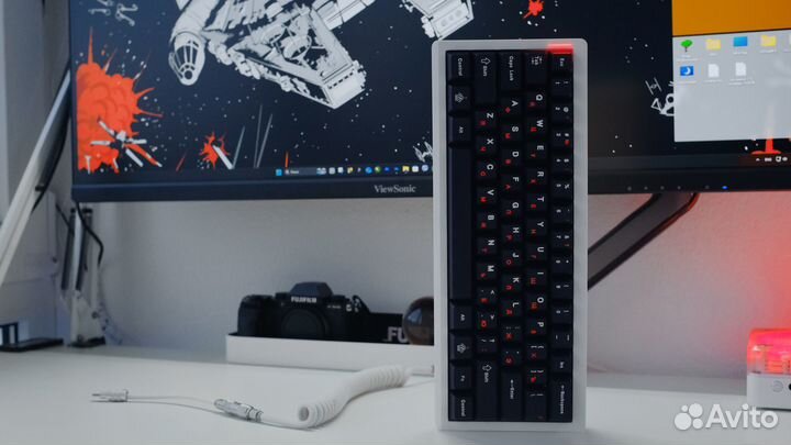 Кастомная клавиатура GMK61 на русской кириллице