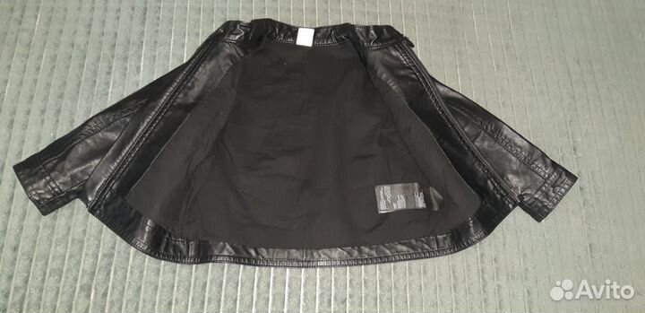 Кожаная куртка детская 92